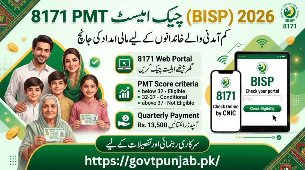 8171 PMT Score Check By CNIC 2026 | 8171 Taleemi Wazaif Check 8171 PMT Score Check