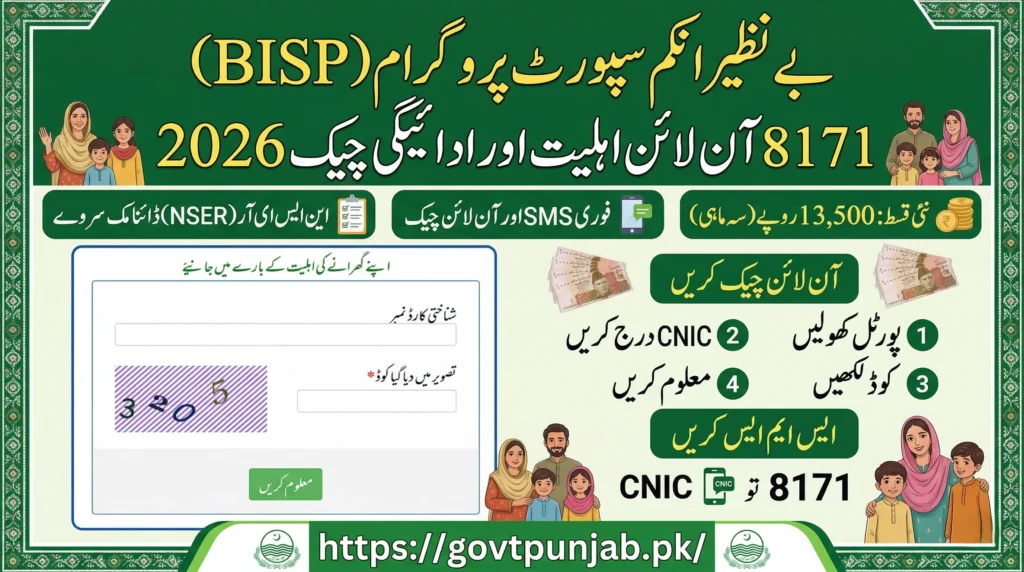 8171 check online CNIC 2026